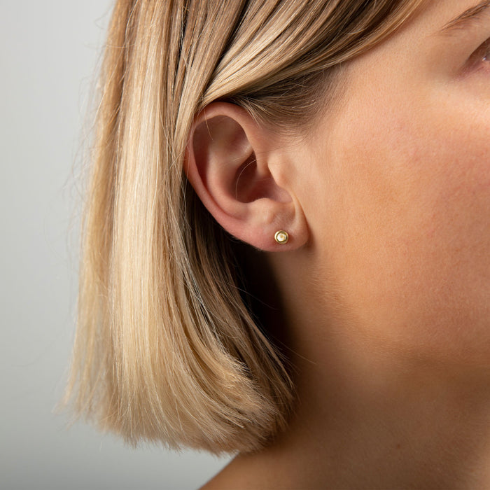 Wanderlust Life: March Birthstone Stud Earring | Aquamarine